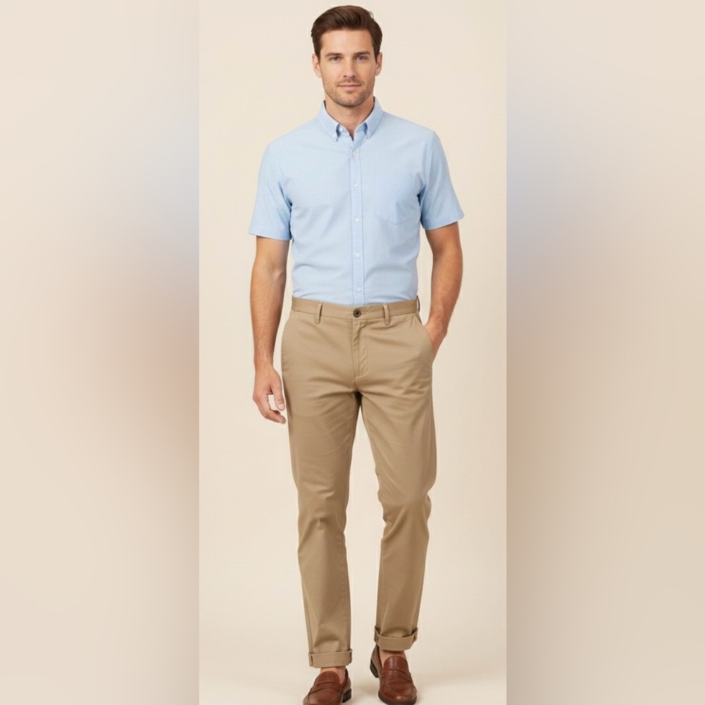 Izod American Chino Wrinkle free Smooth touch chocolate color pants, NWT, W38L30